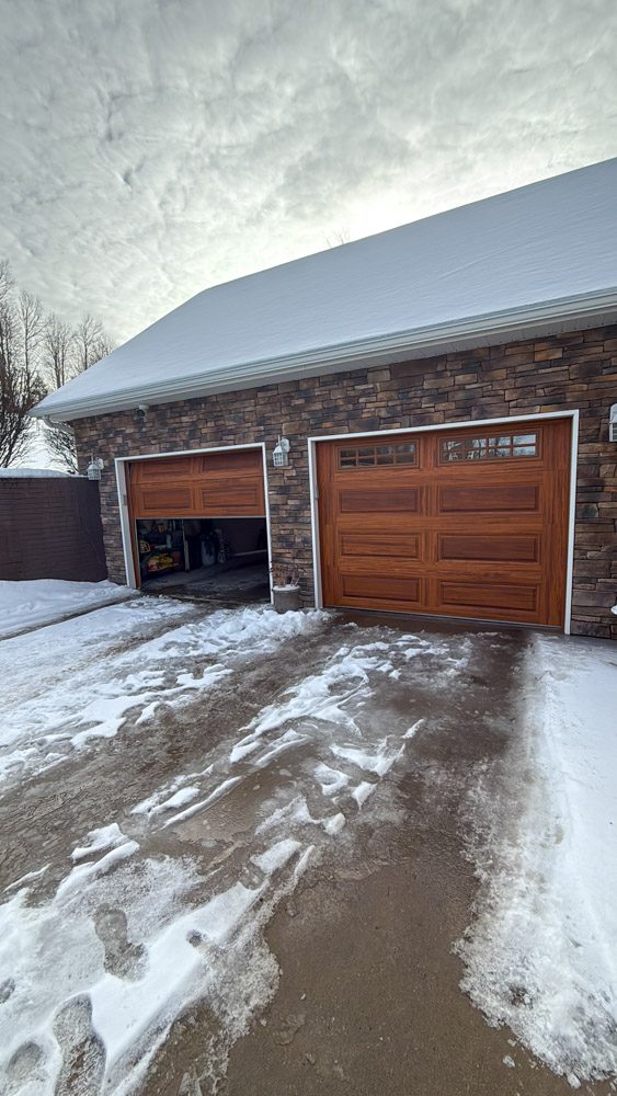Completed garage door installation by Bear Door Services in Uniontown, PA